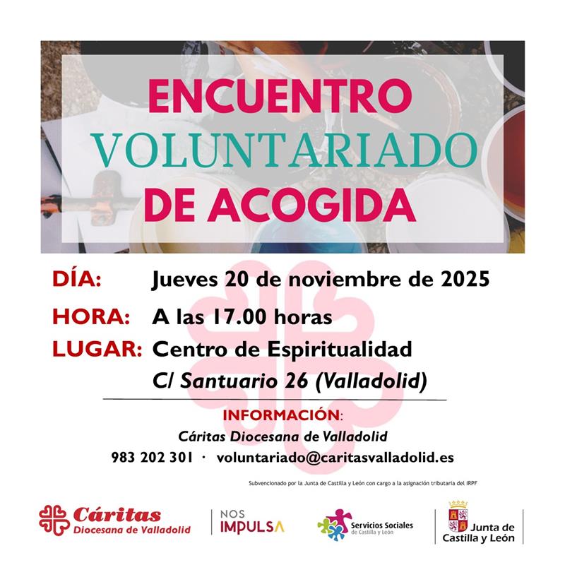 PV_Encuentro Acogida_251120_Cartel_cuadrado
